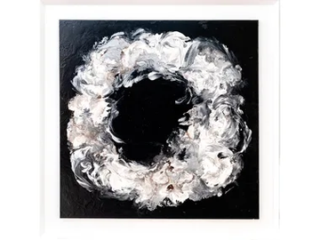 PLATINIUM ON SURFACE - Wooden Painting by NOVOCUADRO ART COMPANY - view 2